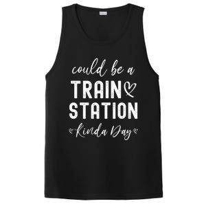 Could Be A Train Station Kinda Day Great Gift PosiCharge Competitor Tank