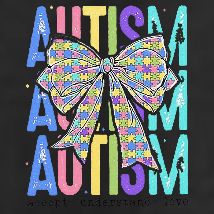 Cute Bow Autism Accept Understand Love Autism Awareness 11oz C Handle Ceramic Mug