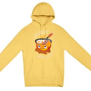 Calcifers Bacon And Egg I Camping Cooking I Bacon Cool Gift Premium Pullover Hoodie