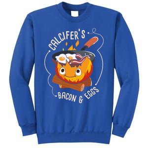 Calcifers Bacon And Egg I Camping Cooking I Bacon Cool Gift Sweatshirt