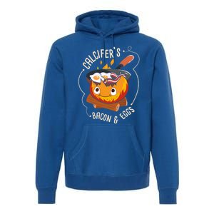 Calcifers Bacon And Egg I Camping Cooking I Bacon Cool Gift Premium Hoodie