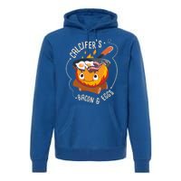 Calcifers Bacon And Egg I Camping Cooking I Bacon Cool Gift Premium Hoodie