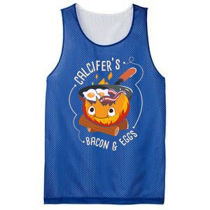 Calcifers Bacon And Egg I Camping Cooking I Bacon Cool Gift Mesh Reversible Basketball Jersey Tank