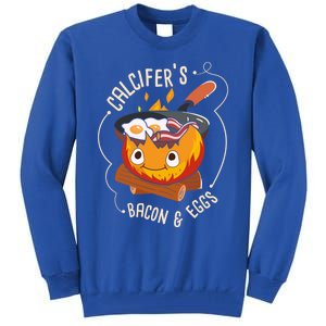 Calcifers Bacon And Egg I Camping Cooking I Bacon Cool Gift Tall Sweatshirt