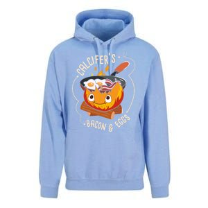 Calcifers Bacon And Egg I Camping Cooking I Bacon Cool Gift Unisex Surf Hoodie