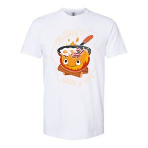 Calcifers Bacon And Egg I Camping Cooking I Bacon Cool Gift Softstyle CVC T-Shirt