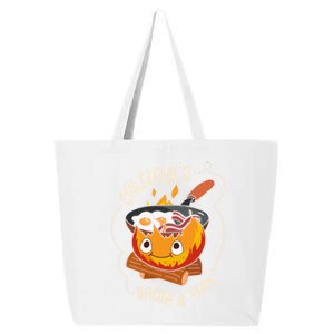 Calcifers Bacon And Egg I Camping Cooking I Bacon Cool Gift 25L Jumbo Tote