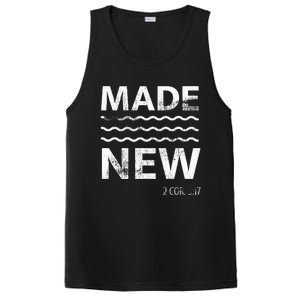 Christian Baptism Adult Christian Bible Verse Made New PosiCharge Competitor Tank