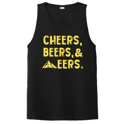 Cheers Beers And Mountaineers West Virginia PosiCharge Competitor Tank