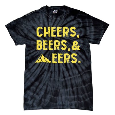 Cheers Beers And Mountaineers West Virginia Tie-Dye T-Shirt