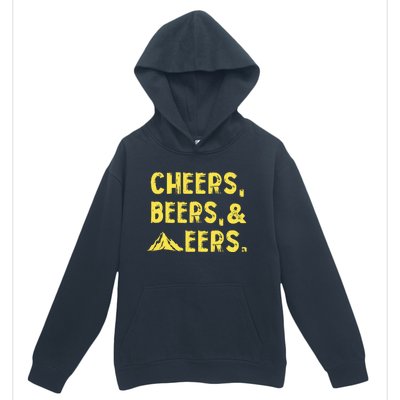 Cheers Beers And Mountaineers West Virginia Urban Pullover Hoodie