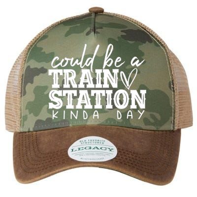 Could Be A Train Station Kinda Day Legacy Tie Dye Trucker Hat