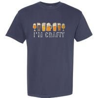 Craft Beer Art I'm Crafty Home Brew Beer Vintage Garment-Dyed Heavyweight T-Shirt