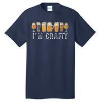 Craft Beer Art I'm Crafty Home Brew Beer Vintage Tall T-Shirt