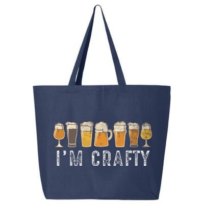 Craft Beer Art I'm Crafty Home Brew Beer Vintage 25L Jumbo Tote