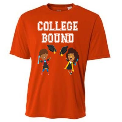 College Bound African American Black Funny Gift Cooling Performance Crew T-Shirt