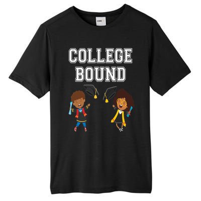 College Bound African American Black Funny Gift Tall Fusion ChromaSoft Performance T-Shirt