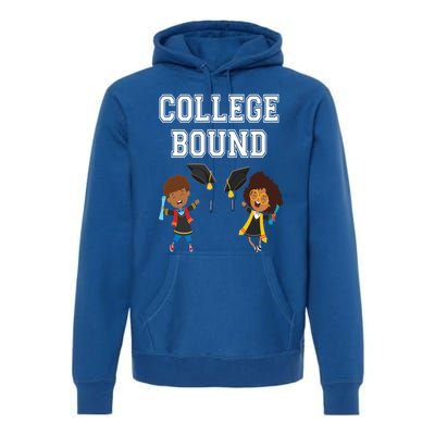 College Bound African American Black Funny Gift Premium Hoodie