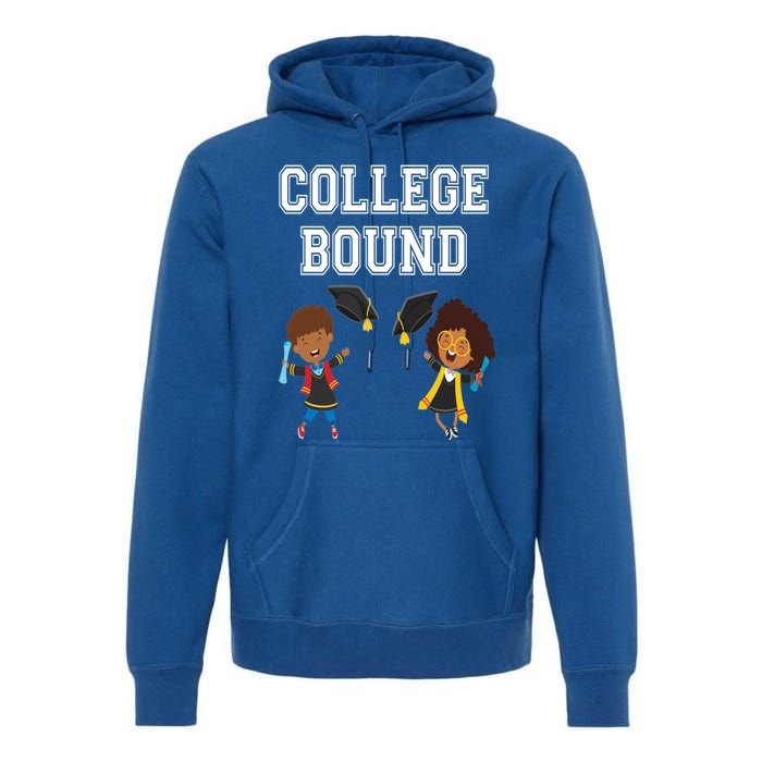 College Bound African American Black Funny Gift Premium Hoodie