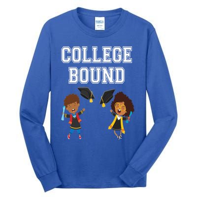 College Bound African American Black Funny Gift Tall Long Sleeve T-Shirt