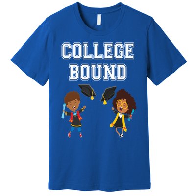 College Bound African American Black Funny Gift Premium T-Shirt