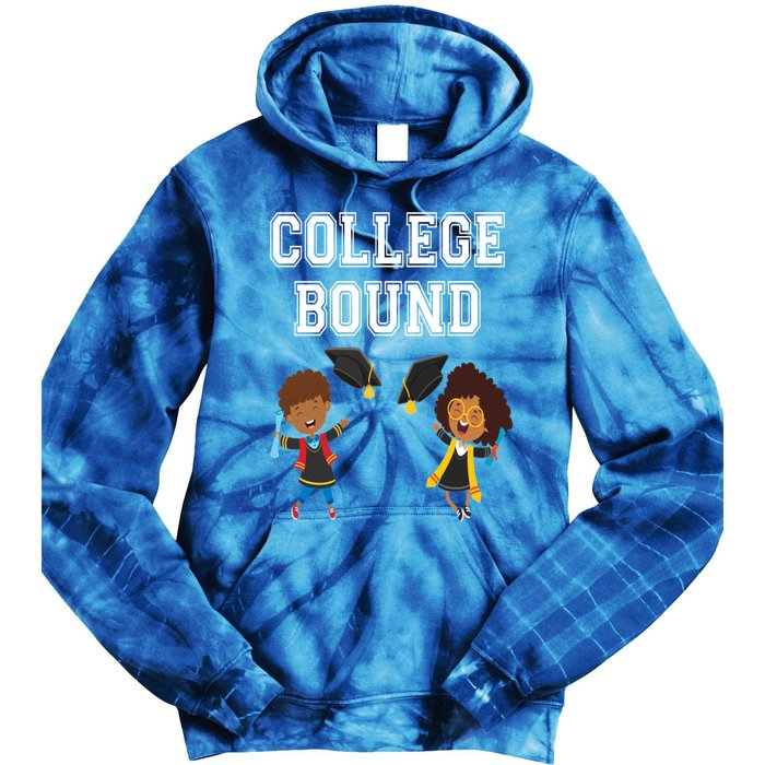 College Bound African American Black Funny Gift Tie Dye Hoodie