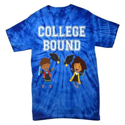 College Bound African American Black Funny Gift Tie-Dye T-Shirt