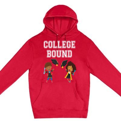 College Bound African American Black Funny Gift Premium Pullover Hoodie