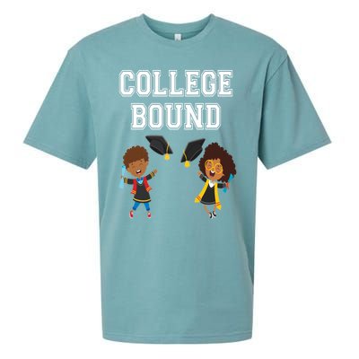 College Bound African American Black Funny Gift Sueded Cloud Jersey T-Shirt