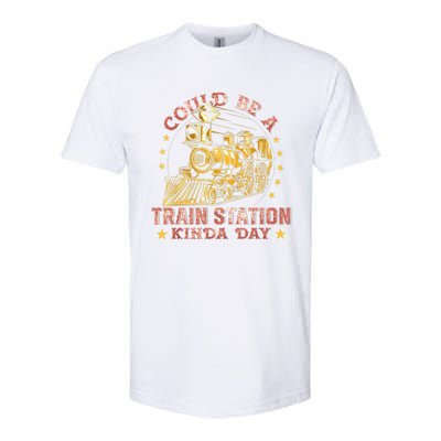 Could Be A Train Station Kinda Day Softstyle CVC T-Shirt