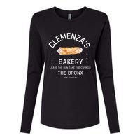 ClemenzaS Bakery Authentic Cannoli Delights And More! Womens Cotton Relaxed Long Sleeve T-Shirt