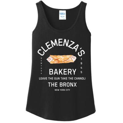 ClemenzaS Bakery Authentic Cannoli Delights And More! Ladies Essential Tank