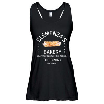 ClemenzaS Bakery Authentic Cannoli Delights And More! Ladies Essential Flowy Tank