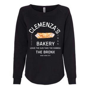 ClemenzaS Bakery Authentic Cannoli Delights And More! Womens California Wash Sweatshirt