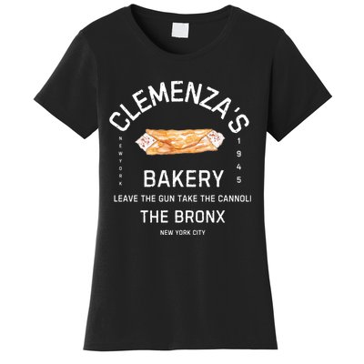 ClemenzaS Bakery Authentic Cannoli Delights And More! Women's T-Shirt