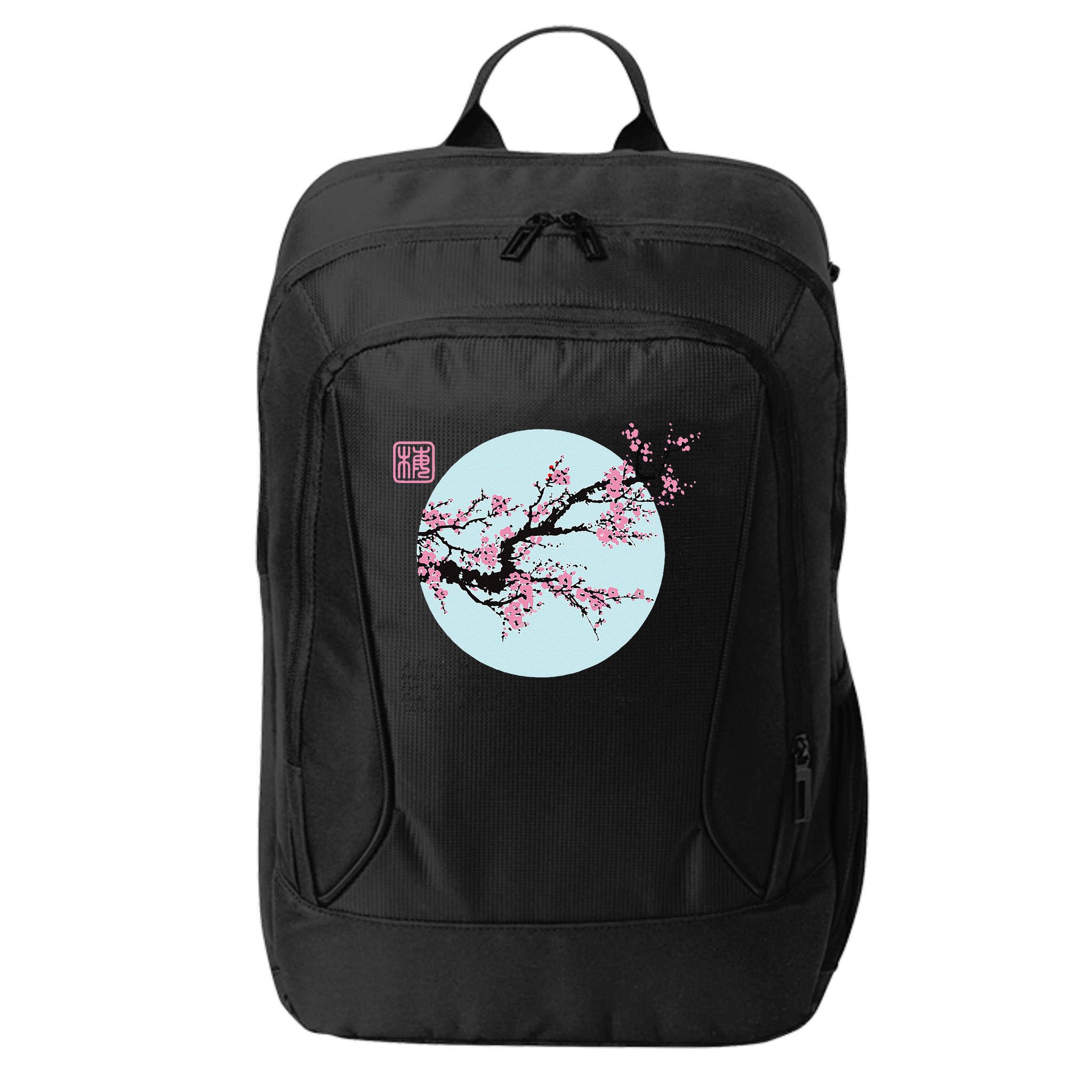 Cherry Blossom Aesthetic Japanese Harajuku City Backpack