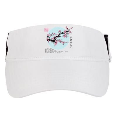 Cherry Blossom Aesthetic Japanese Harajuku Adult Drive Performance Visor