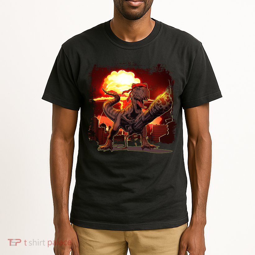 Comic Book Action Hero Movie Trex Dinosaur Tall T-Shirt
