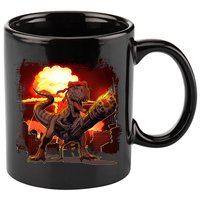Comic Book Action Hero Movie Trex Dinosaur 11oz C Handle Ceramic Mug