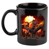 Comic Book Action Hero Movie Trex Dinosaur 11oz C Handle Ceramic Mug
