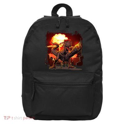 Comic Book Action Hero Movie Trex Dinosaur 16 in Basic Backpack