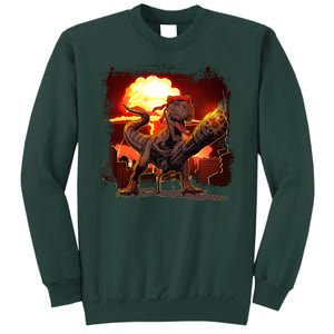 Comic Book Action Hero Movie Trex Dinosaur Sweatshirt