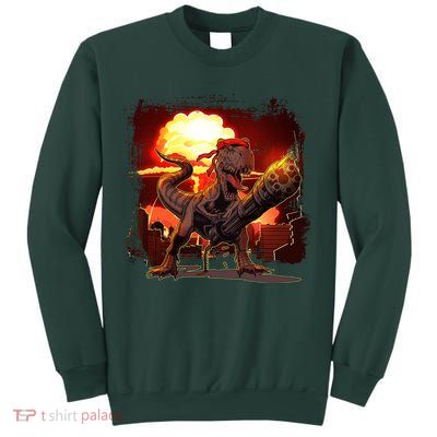 Comic Book Action Hero Movie Trex Dinosaur Sweatshirt