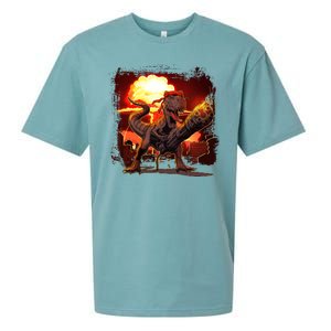 Comic Book Action Hero Movie Trex Dinosaur Sueded Cloud Jersey T-Shirt