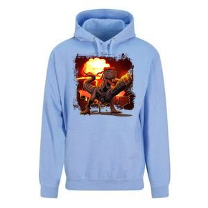 Comic Book Action Hero Movie Trex Dinosaur Unisex Surf Hoodie