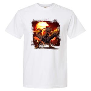 Comic Book Action Hero Movie Trex Dinosaur Garment-Dyed Heavyweight T-Shirt