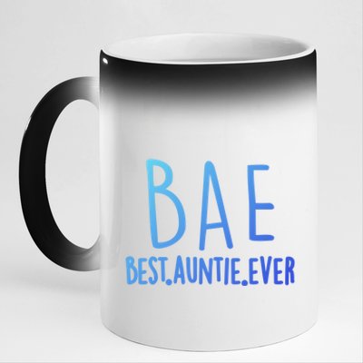 Cool Best Auntie Ever Bae Funny Gift Jumper 11oz Black Color Changing Mug