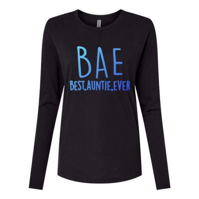 Cool Best Auntie Ever Bae Funny Gift Jumper Womens Cotton Relaxed Long Sleeve T-Shirt