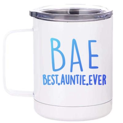 Cool Best Auntie Ever Bae Funny Gift Jumper 12 oz Stainless Steel Tumbler Cup