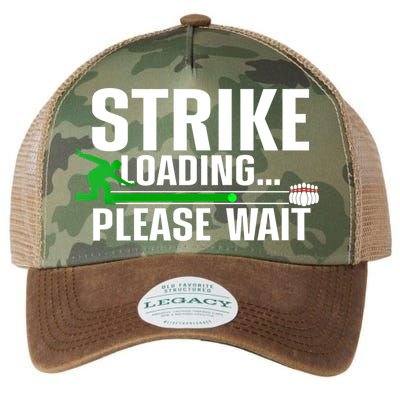 Cool Bowling Art Bowler Bowling Player Gift Legacy Tie Dye Trucker Hat